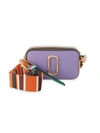 Marc Jacobs The Snapshot Coated Leather Camera Bag In Hyacintha