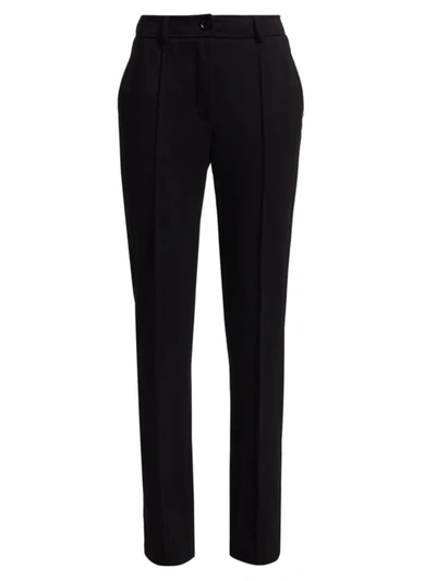 Sportmax Gilbert Wool Jersey Pintuck Pants In Black
