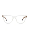 Kate Spade Jazellebb Blue Light Blocking Square Plastic Optical Glasses In Crystal