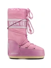 Moon Boot Icon Nylon Boots In Pink