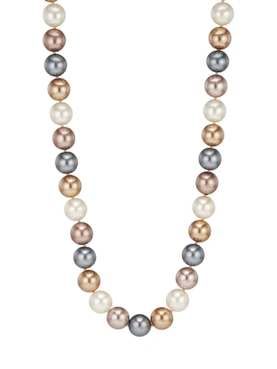 Kenneth Jay Lane Women's Goldplated & Glass Pearl Necklace In Neutral