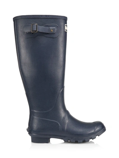 Barbour Bede Mens Wellington Boots In Blue