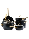 Greenpan 10-piece Padova Reserve Healthy Ceramic Nonstick Cookware Set In Black