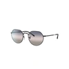 Ray Ban Jack Sunglasses Black Frame Pink Lenses 51-20 In Schwarz