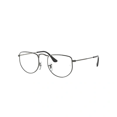 Ray Ban Elon Optics Eyeglasses Gunmetal Frame Clear Lenses 47-20