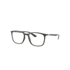 Ray Ban Rb7199 Eyeglasses Brown Frame Clear Lenses Polarized 52-18 In Brown