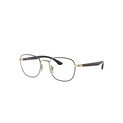 Ray Ban Rb6477 Eyeglasses Gold Frame Clear Lenses 51-19