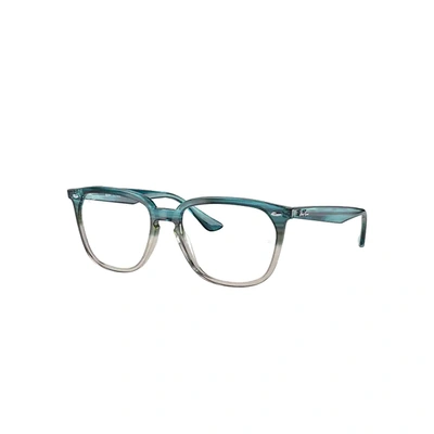 Ray Ban Rb4362 Optics Eyeglasses Havana Frame Clear Lenses 51-18