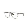 RAY BAN ERIKA OPTICS EYEGLASSES GREEN FRAME CLEAR LENSES 51-18