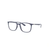 Ray Ban Rb7199 Eyeglasses Blue Frame Clear Lenses Polarized 52-18 In Blue