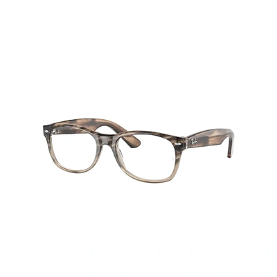 Ray Ban New Wayfarer Optics Eyeglasses Havana Frame Clear Lenses 54-18