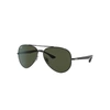 Ray Ban Rb3675 Sunglasses Black Frame Green Lenses 58-14 In Black