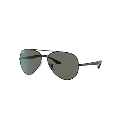 Ray Ban Rb3675 Sunglasses Black Frame Green Lenses Polarized 58-14
