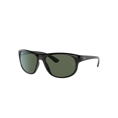 Ray Ban Rb4351 Sunglasses Black Frame Green Lenses 59-17