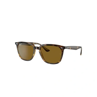 Ray Ban Rb4362 Sunglasses Tortoise Frame Brown Lenses Polarized 55-18