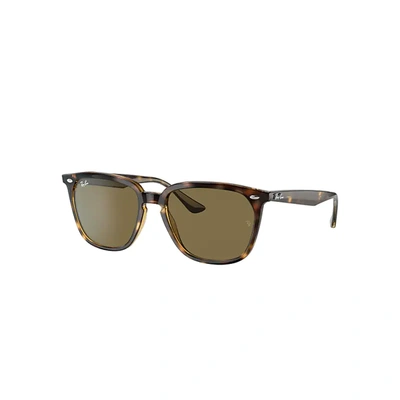 Ray Ban Rb4362 Sunglasses Tortoise Frame Brown Lenses 55-18