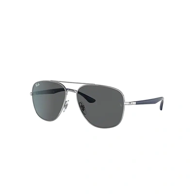 Ray Ban Rb3683 Sunglasses Blue Frame Grey Lenses 56-15