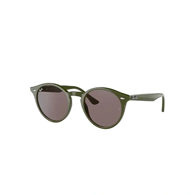 Ray Ban Rb2180 Sunglasses Green Frame Violet Lenses 51-21