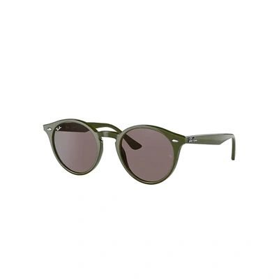Ray Ban Rb2180 Sunglasses Green Frame Violet Lenses 49-21