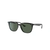 Ray Ban Rb4362 Sunglasses Black Frame Green Lenses 55-18 In Black
