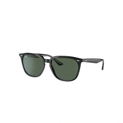 Ray Ban Rb4362 Sunglasses Black Frame Green Lenses 55-18