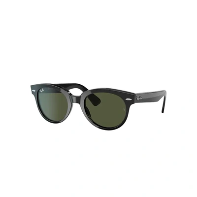 Ray Ban Orion Sunglasses Black Frame Green Lenses 52-22
