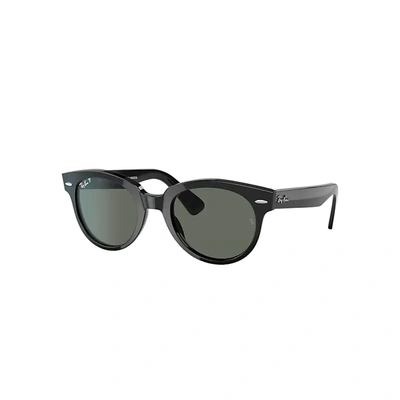 Ray Ban Orion Sunglasses Black Frame Green Lenses Polarized 52-22