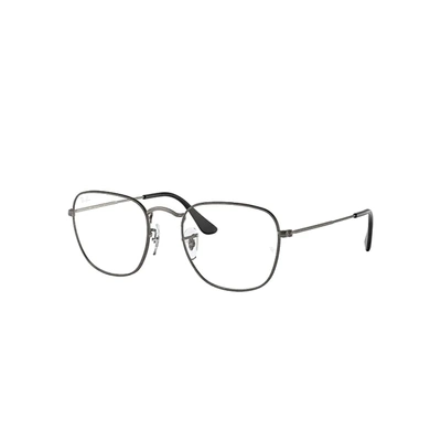 Ray Ban Frank Optics Eyeglasses Antique Gunmetal Frame Clear Lenses 51-20 In Antik-gunmetal