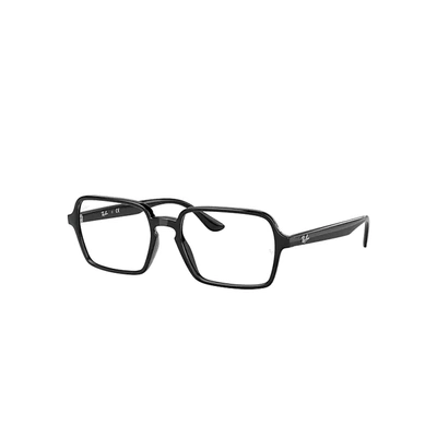 Ray Ban Rb7198 Eyeglasses Black Frame Clear Lenses 51-17