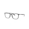 Ray Ban Rb7199 Eyeglasses Grey Frame Clear Lenses 54-18 In Grey