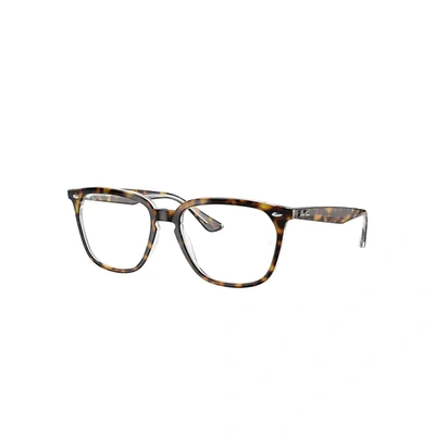 Ray Ban Rb4362 Optics Eyeglasses Havana Frame Clear Lenses Polarized 53-18