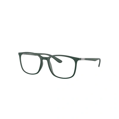 Ray Ban Rb7199 Eyeglasses Green Frame Clear Lenses 52-18