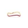 Bondeye Jewelry Birthstone Wave Ring In Ruby