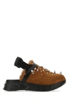 GIVENCHY EMBELLISHED SUEDE MARSHMALLOW SLIPPERS  BROWN GIVENCHY UOMO 42