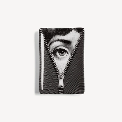 Fornasetti Rectangular Ashtray Tema E Variazioni N401 Zipper Eye
