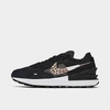 Nike Waffle One "black Leopard" Sneakers In Black/multi/black