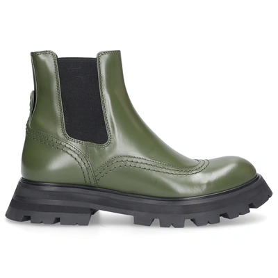 Alexander Mcqueen Ankle Boots Green Whz84