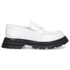 Alexander Mcqueen Wander Chunky Lug Loafers In White