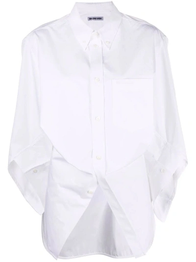 Balenciaga Swing Twisted 衬衫 In White