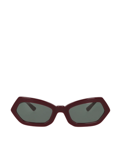Undercover Cat-eye Sunglasses In Bordeaux