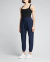Beyond Yoga Spacedye At Your Leisure High Waisted Midi Legging In Nocturnal Navy