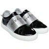 GIVENCHY SNEAKERS NERE IN PELLE CON LOGO,H1904709B