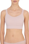Natori Bliss Flex Wireless Contour Bralette In Rose