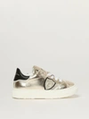 Philippe Model Kids' Sneakers In Leather In Gold