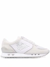 Ea7 Logo Sneakers In White