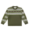 BURBERRY WOOL AND CASHMERE SWEATER,P00608035