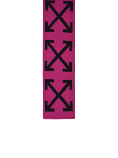 Off-white Kid's Arrows Scarf In Pink