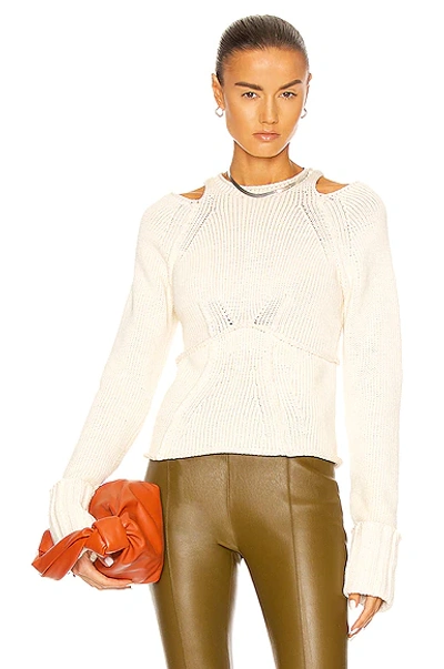 Aisling Camps Collarbone Sweater In Ivory