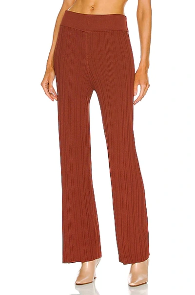 Cult Gaia Joplin Pant In Brown