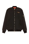 Raf Simons Synchronicity Oversized Padded Jacket In Black